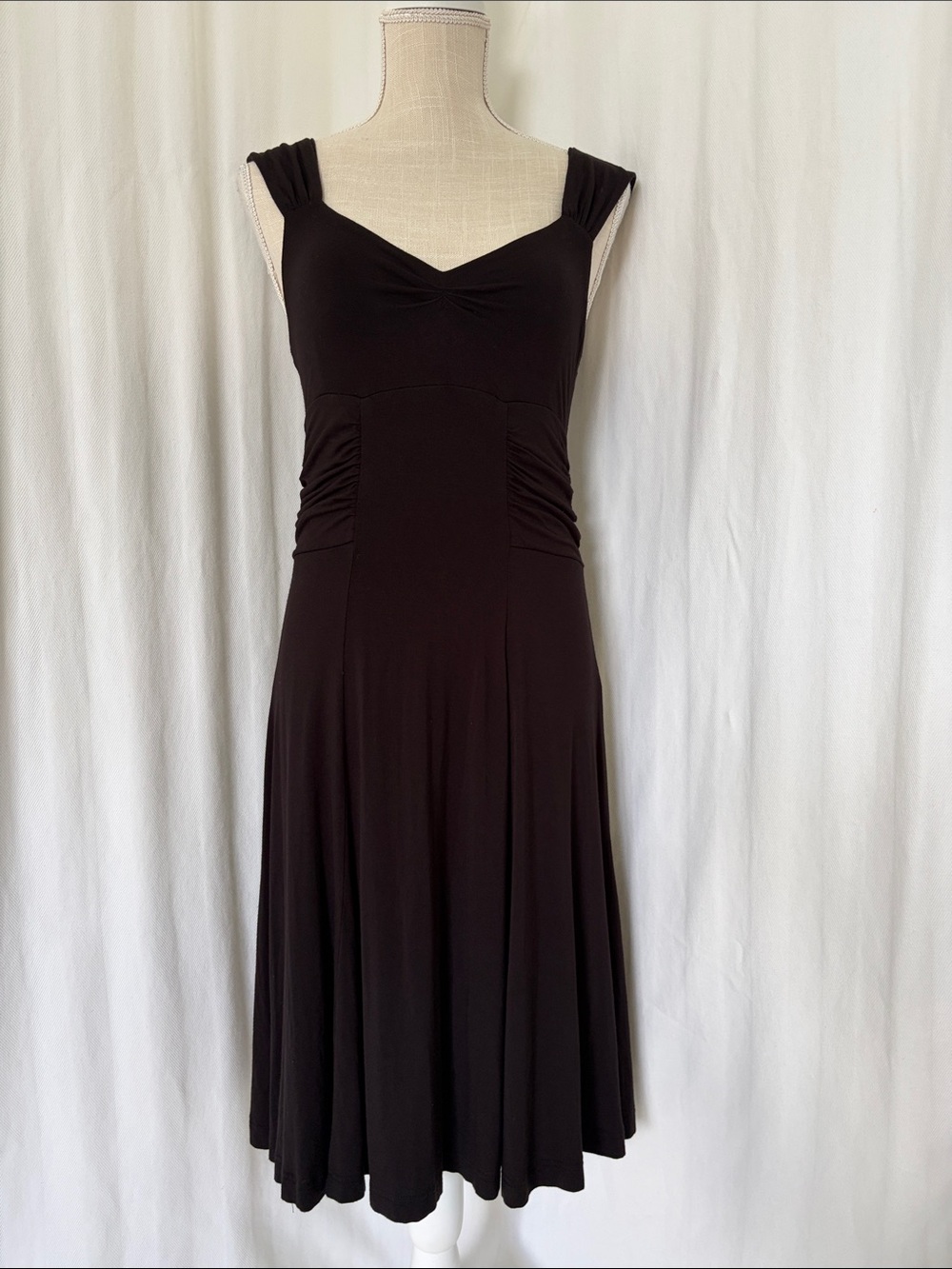 Maeve Anthropologie Coryphee Knit Black Dress